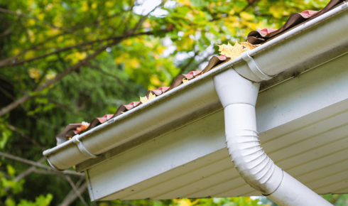 keep drains and outlets on the roof completely clear