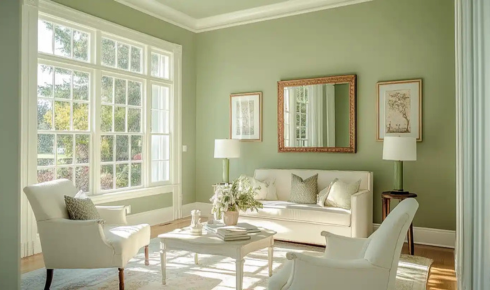 lighting plus wall colour