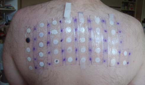 small patch test in an inconspicuous corner